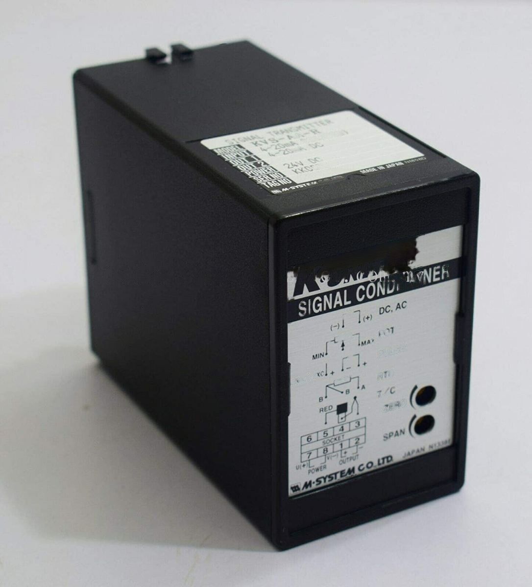 Signal Conditioning Boxes M-System Signal Conditioners K-UNIT IPSH SDN BHD