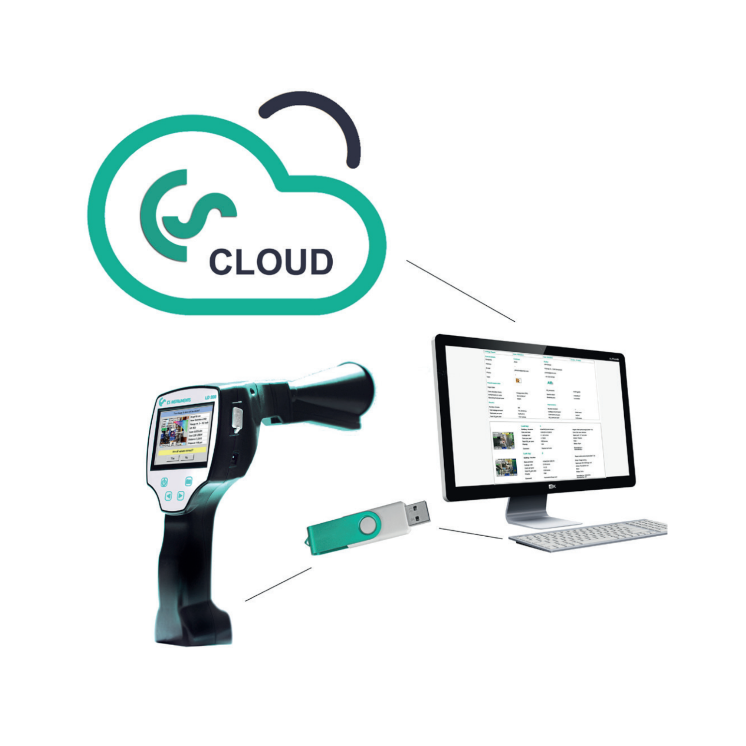 CS Instruments Ultrasonic CS Air Leak Reporter for LD500 LD510 IPSH SDN BHD