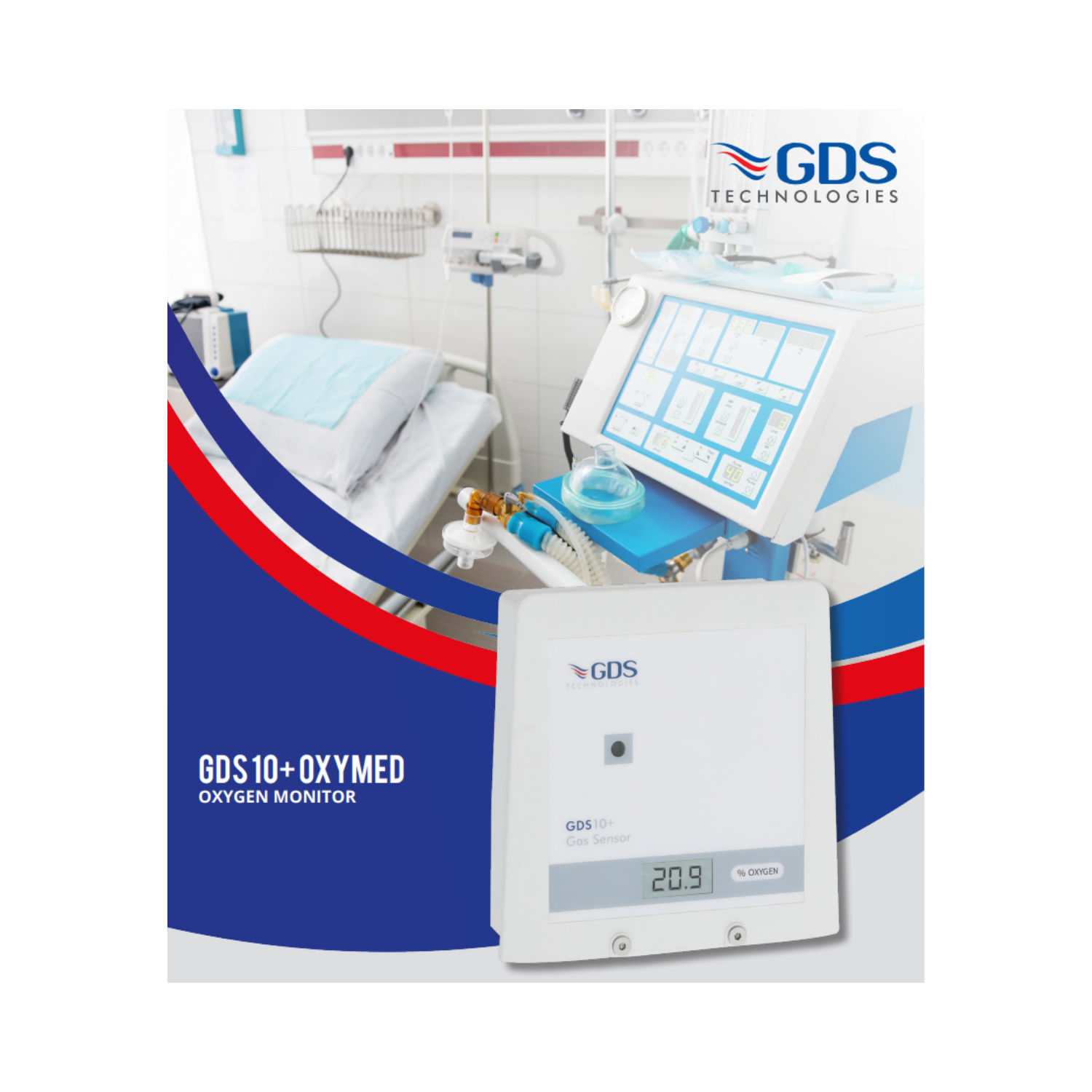 Gds O2 Sensor GDS Technologies OXYMED Oxygen Monitor GDS 10+ IPSH SDN BHD